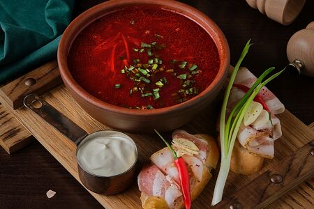 Борщ с говядиной