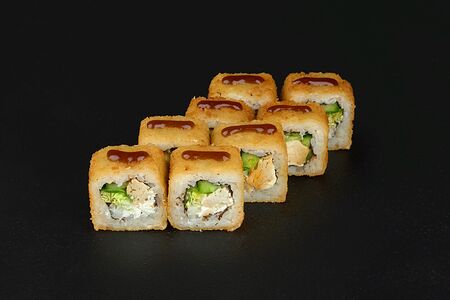 Жареный с курицей