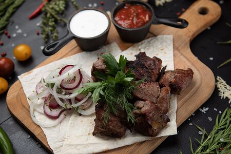 Шашлык из говяжьей вырезки