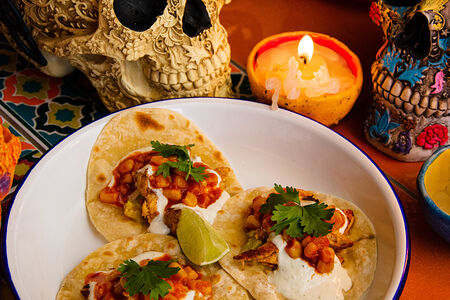 Тако с курицей