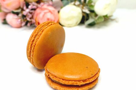 Французские Макаронс солёная карамель