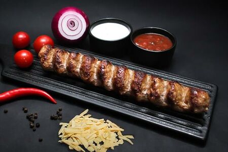 Кебаб из ягнёнка с сыром