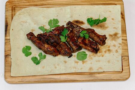 Свиные ребрышки BBQ