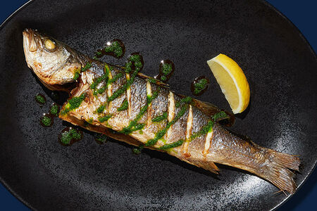 Сибас на гриле