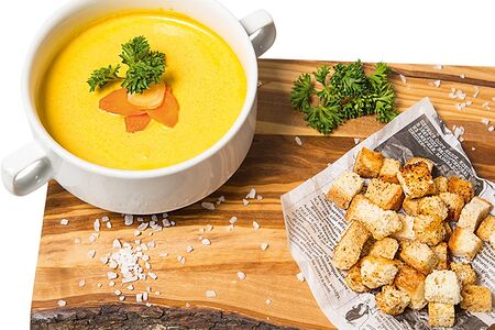 Имбирно-морковный крем-суп