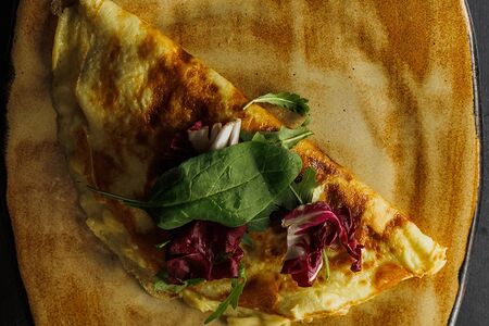 Омлет с ветчиной и сыром