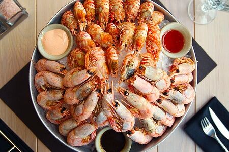 Северные креветки 40/60 без соусов
