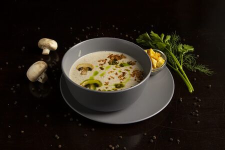 Грибной суп-пюре