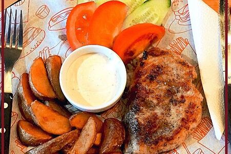 Стейк из куриной грудки на гриле