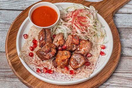 Шашлык из говядины без костей