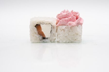 Ролл Лава с лососем