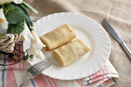 Блинчики с фаршем