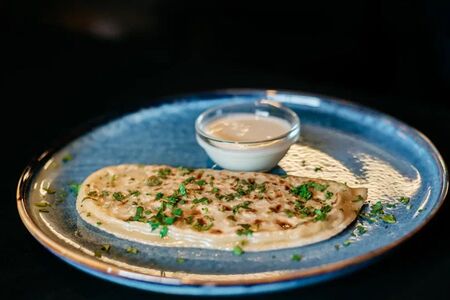 Кутаб с картофелем и грибами