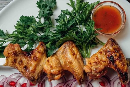 Шашлык из куриных крыльев