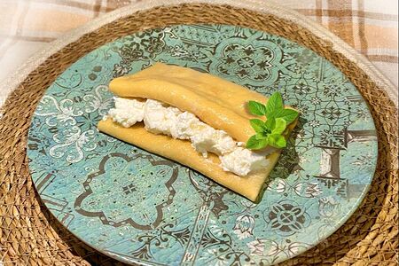 Блинчик с творогом