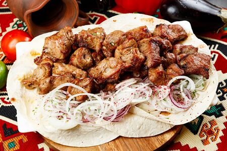 Шашлык из мякоти ягненка