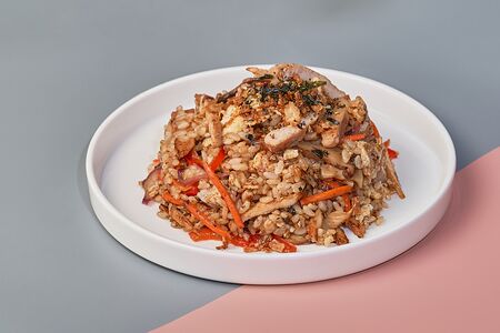 Чахан с курицей