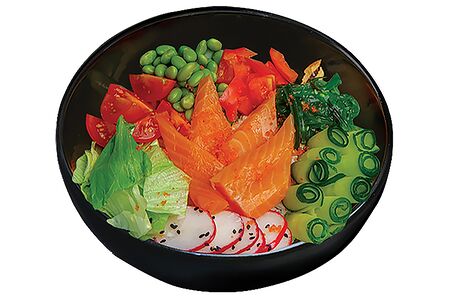 Поке лосось