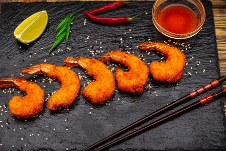 Креветки темпура