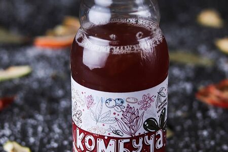 Комбуча Имбирь-клюква
