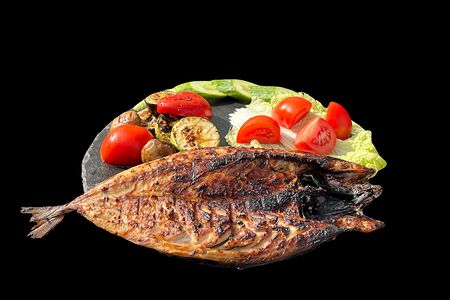 Шашлык из скумбрии