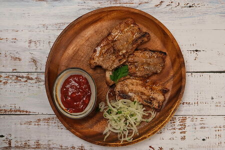 Шашлык из свиных ребрышек