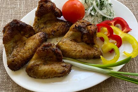 Шашлык из куриных крыльев