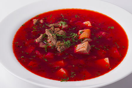 Борщ с мясом