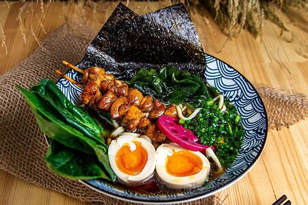 Рамен с курицей