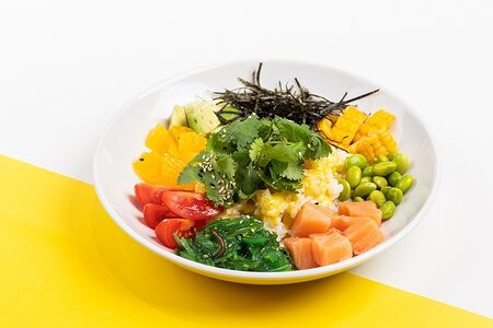 Поке с лососем