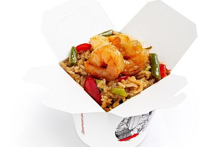 Рис с креветками