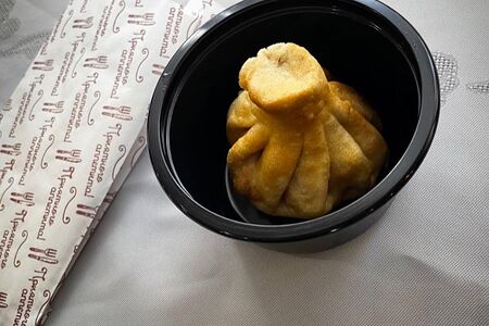 Хинкали со свининой жареные