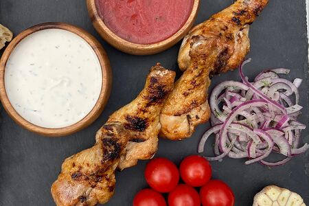 Шашлык из куриной голени