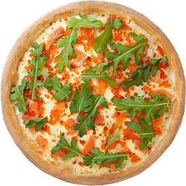 Пицца с семгой