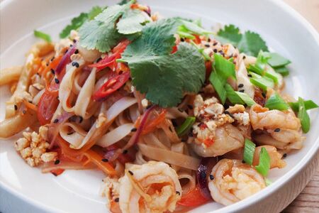 Пад тай с креветками