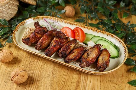 Шашлык из куриных крыльев