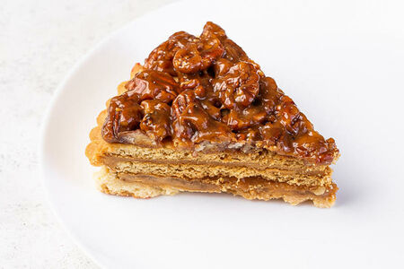 Тарт карамельный с орехом пекан
