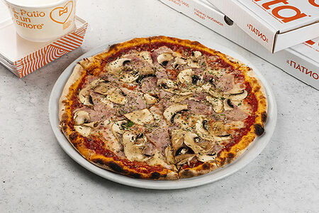 Пицца Ветчина и грибы 28 см