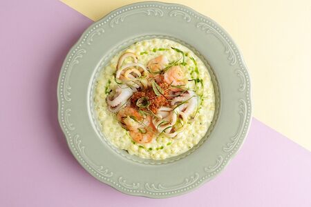 Птитим с морепродуктами