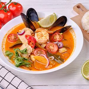 Том Ям с морепродуктами