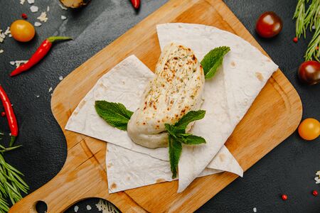 Жареный сыр халлуми