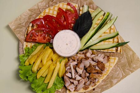 Открытый гирос Микс