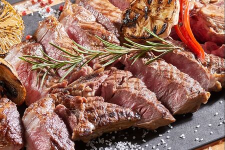 Стейк Тибон на мангале