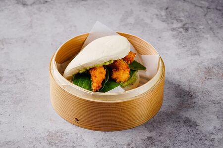 Бао с креветками