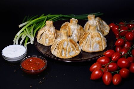 Жареные Хинкали с сыром