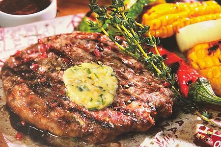 Бистекка из мраморной говядины