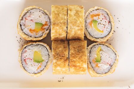 Ролл Калифорния темпура