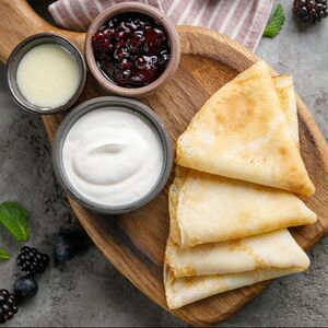 Блины со сгущенкой