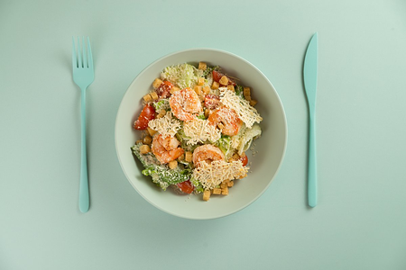 Цезарь с креветками