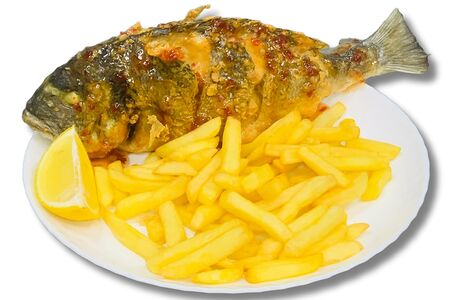 Дорадо в кисло-сладком соусе